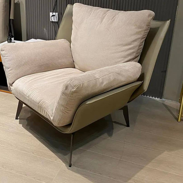 Cassi Lounge Chair – Side View – Modern Comfortable Seating – Australia Interior Design