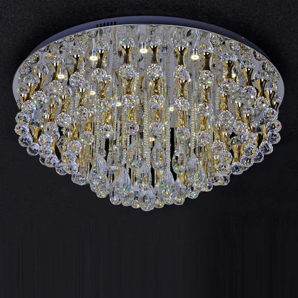 Detailed view of Clara flush mount ceiling light highlighting its design and features