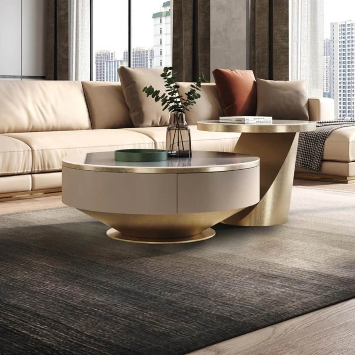 Davin coffee table with sleek modern design for stylish living room interiors
