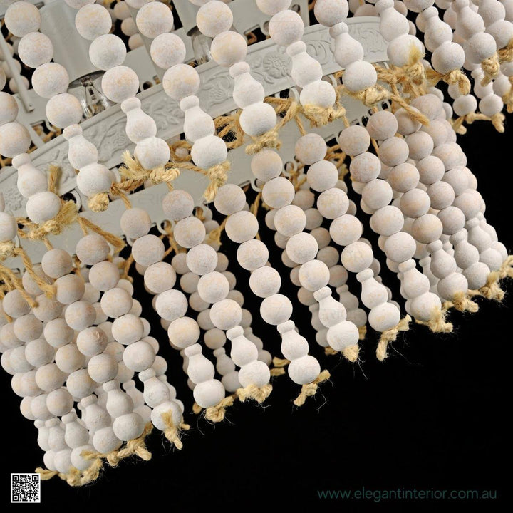 Dawn Chandelier with Wooden Beads – Elegant Interior Lighting from elegantinterior.com.au, View 3