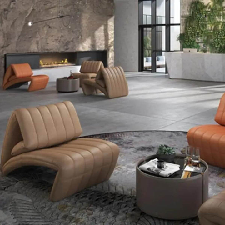Desede leather armchair in Australian living room showcasing elegant design and comfort