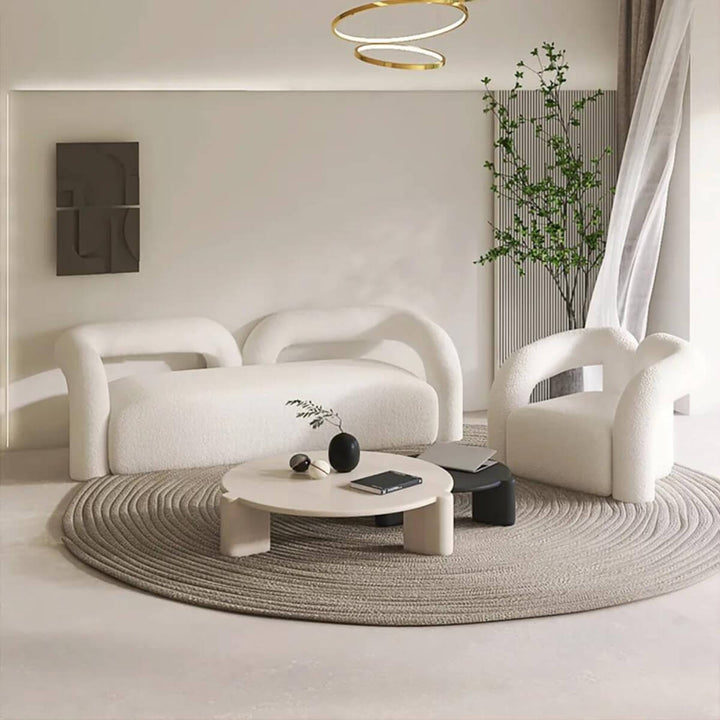 Designer 3-seater chair in Australian living room showcasing modern style and cozy comfort