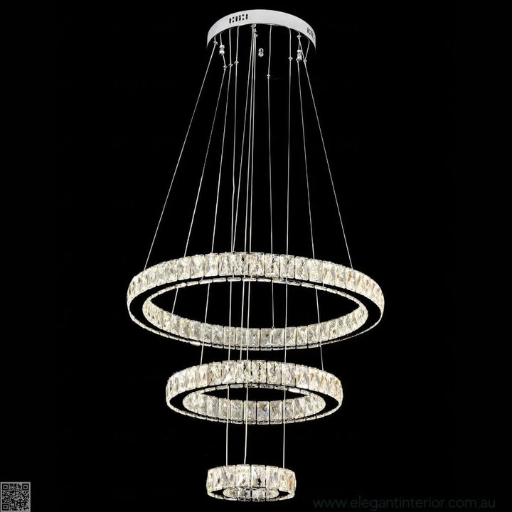 Front view of Diana pendant light showcasing its elegant design