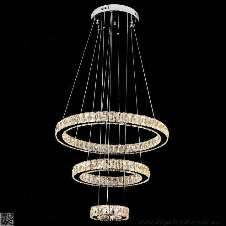 Front view of Diana pendant light in a sophisticated interior