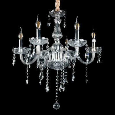 Elizabeth-6 Light Crystal Chandelier (Custom made)