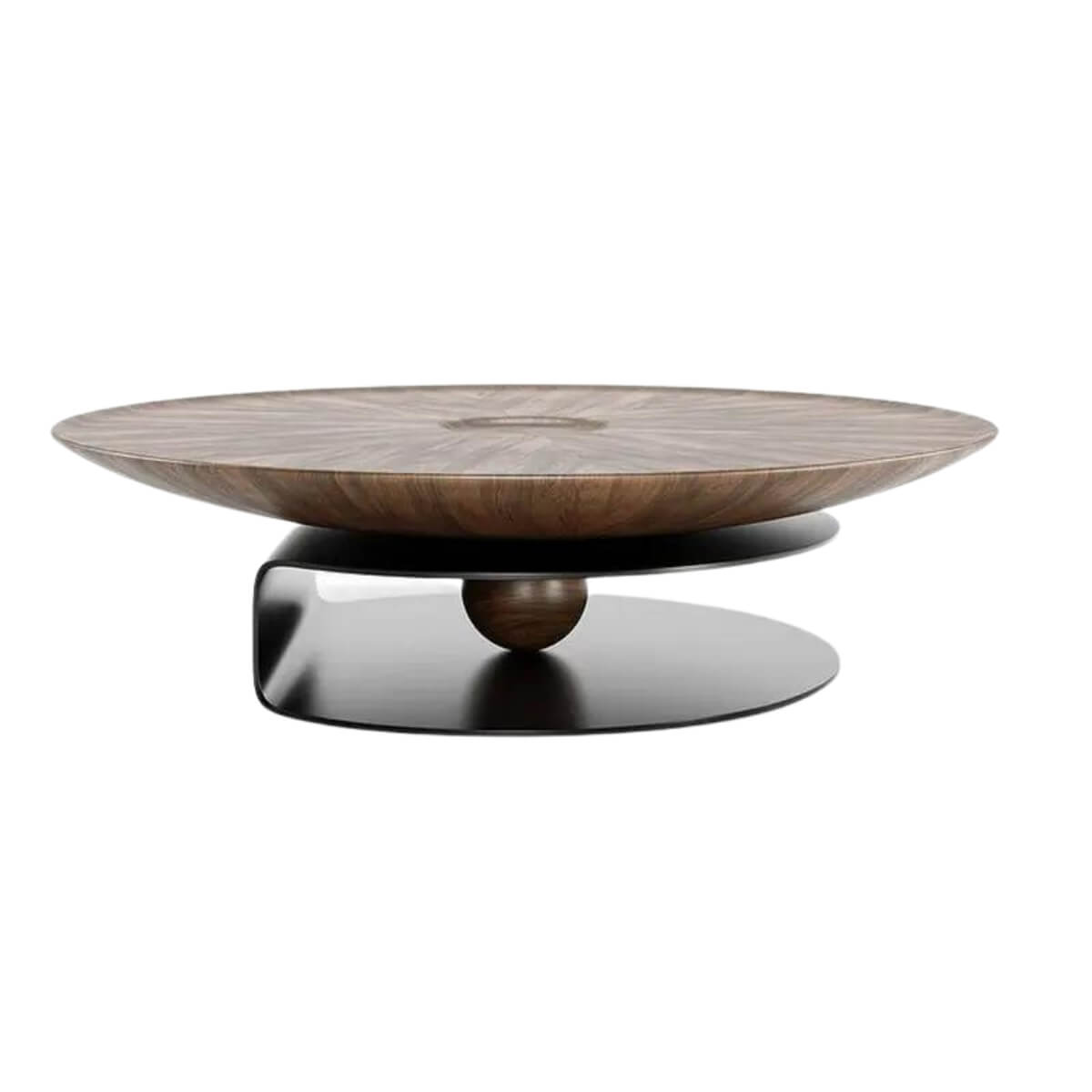 Front view of Flair geometric coffee table in Perth showcasing sleek modern design