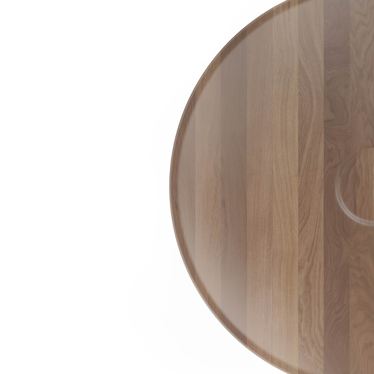 Half view of Flair geometric coffee table in Perth highlighting sleek modern design