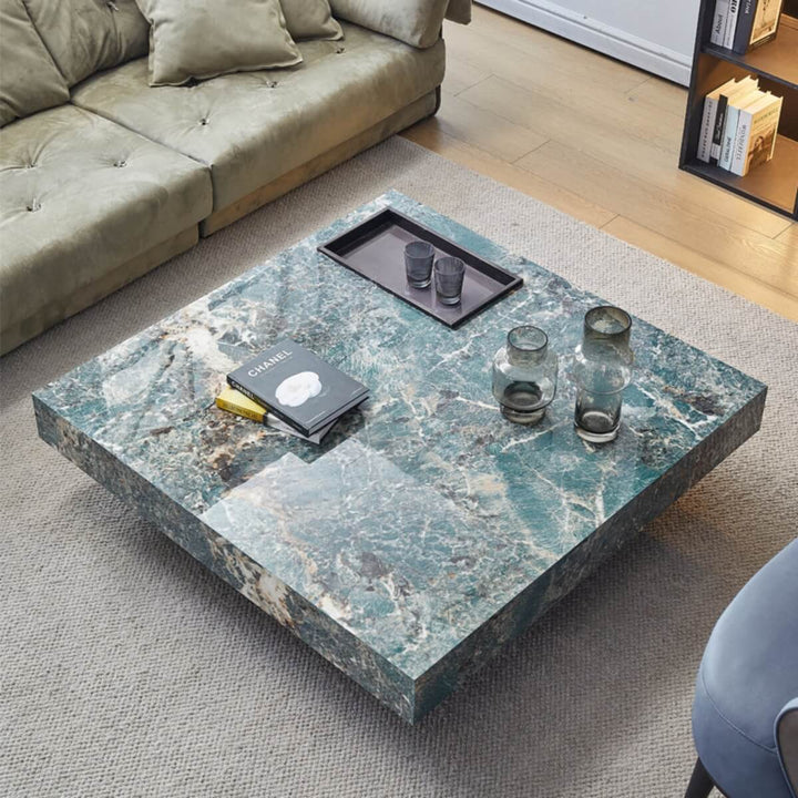 Top view of Freya coffee table showcasing sleek modern design in Australia