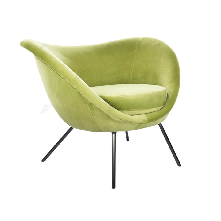 Side view of Gio Ponty chair in Australia showcasing sleek design and ergonomic comfort