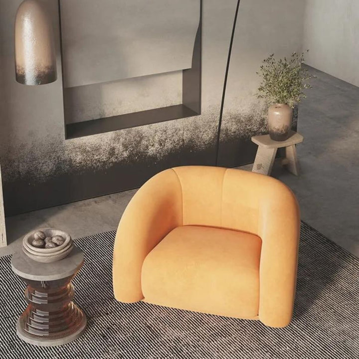 Top view of Giselle armchair in Australia showcasing elegant design and comfortable cushioning