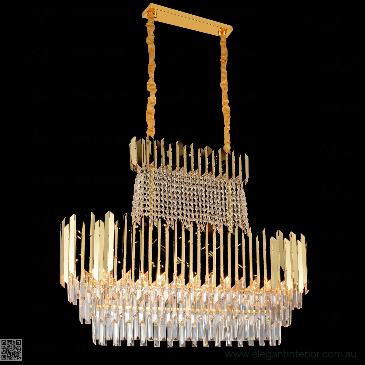 Grand Tara chandelier light featuring luxurious design and elegant crystal details