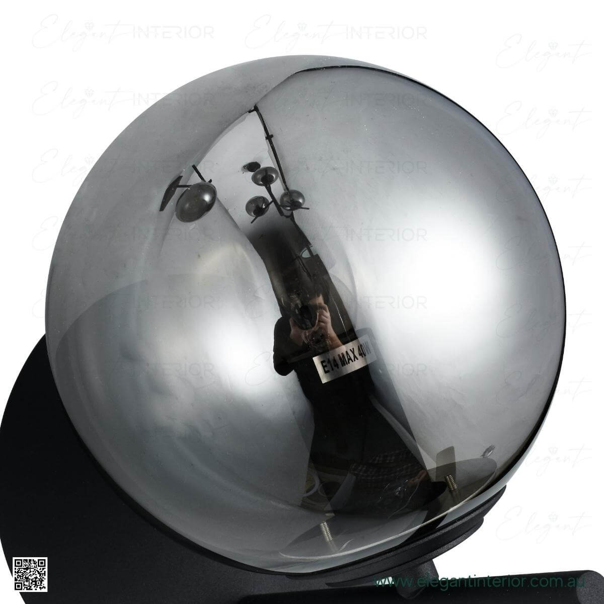 Hugo wall light lamp in elegant interior, contemporary design for cozy ambient lighting