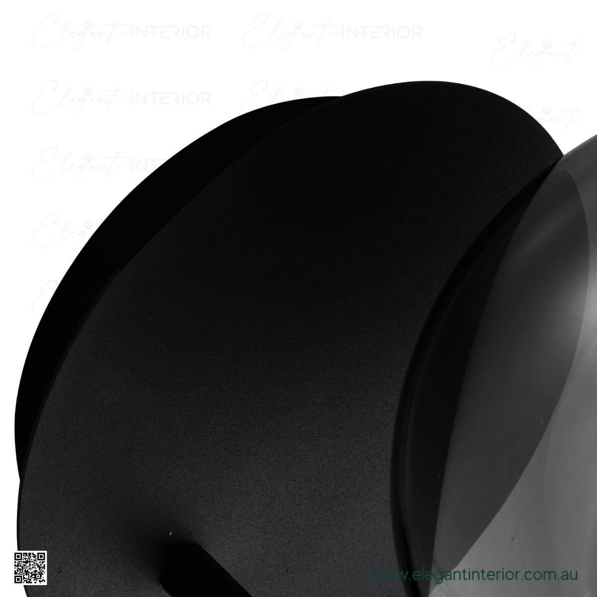 Wall mount view of Hugo wall light, sleek design for elegant and modern interior lighting