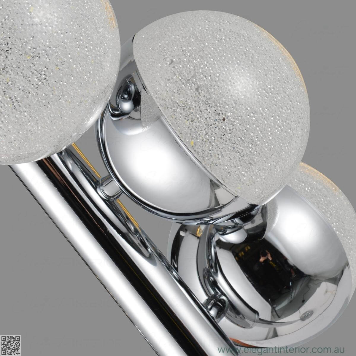 Elegant lamp light illuminating a chic and modern interior space.