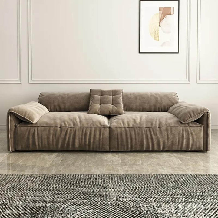 Front view of Lauren sectional sofa in Australia showcasing modern spacious design