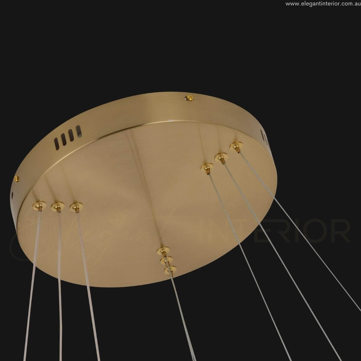 Wall mount view of luxury modern pendant light – sleek and elegant design for stylish interiors