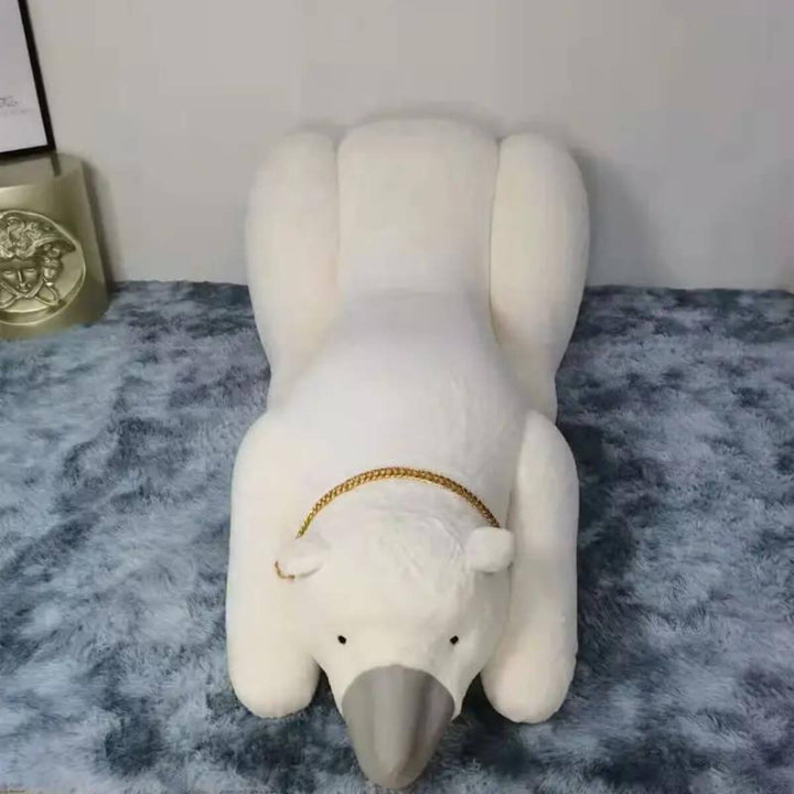 Front view of Lying Bear lounge chair in Australia featuring cozy and modern design
