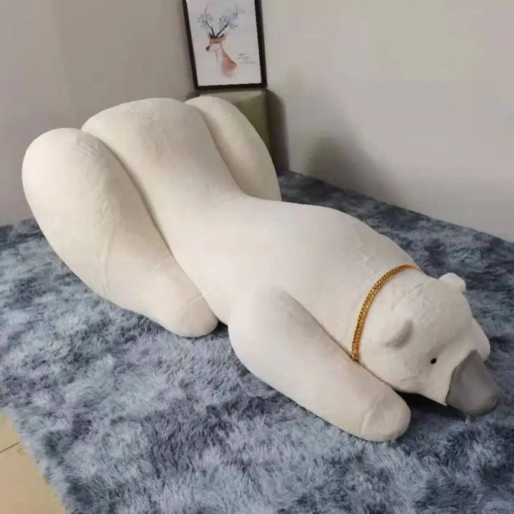 Side view of Lying Bear lounge chair in Australia showcasing cozy, modern design