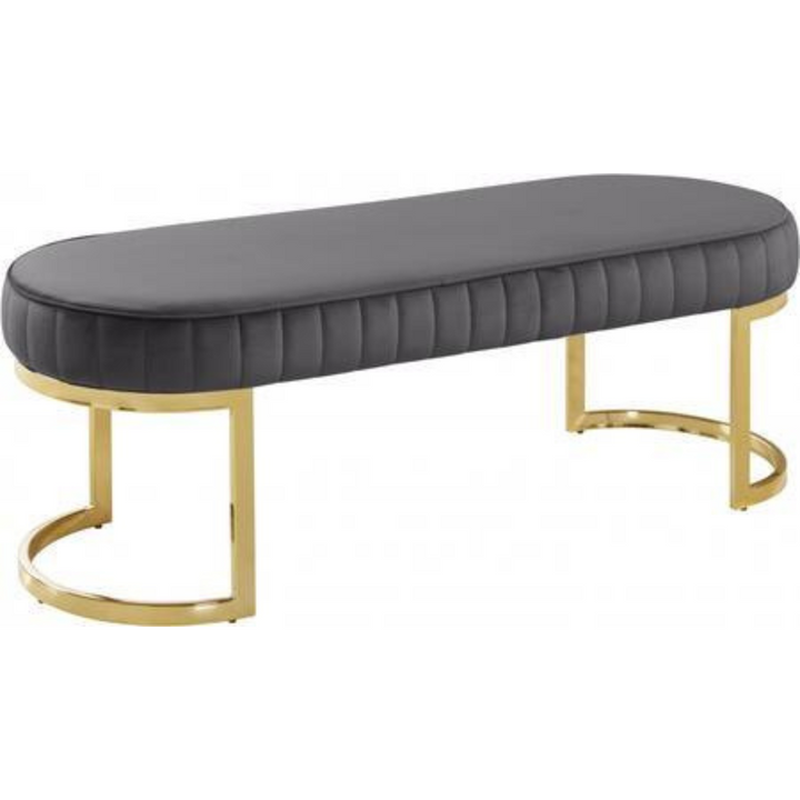Side view of oval velvet half-moon leg black chair in elegant Australian interior – sleek and luxurious design