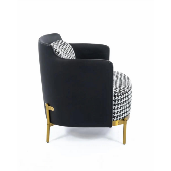 Side view of Peptica Sofia armchair – modern design with comfortable cushioning and stylish frame