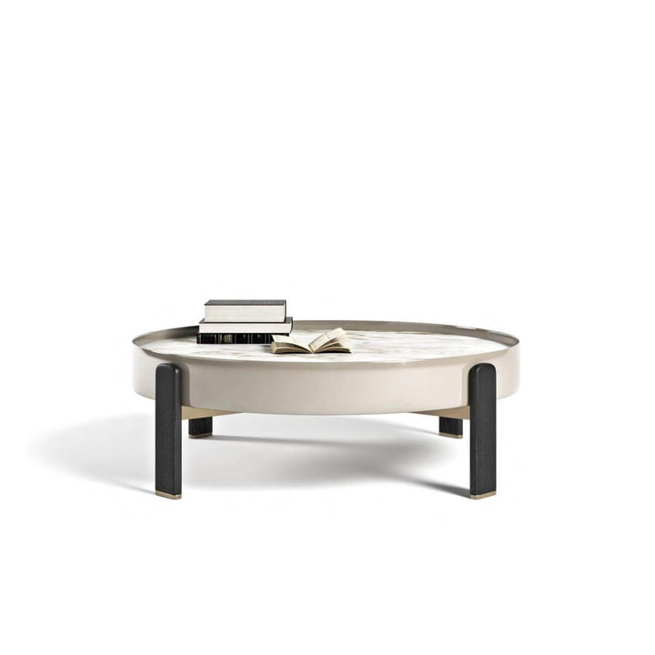Round Coffee Table – Front View – Modern Stylish Design – Australia Home Furniture