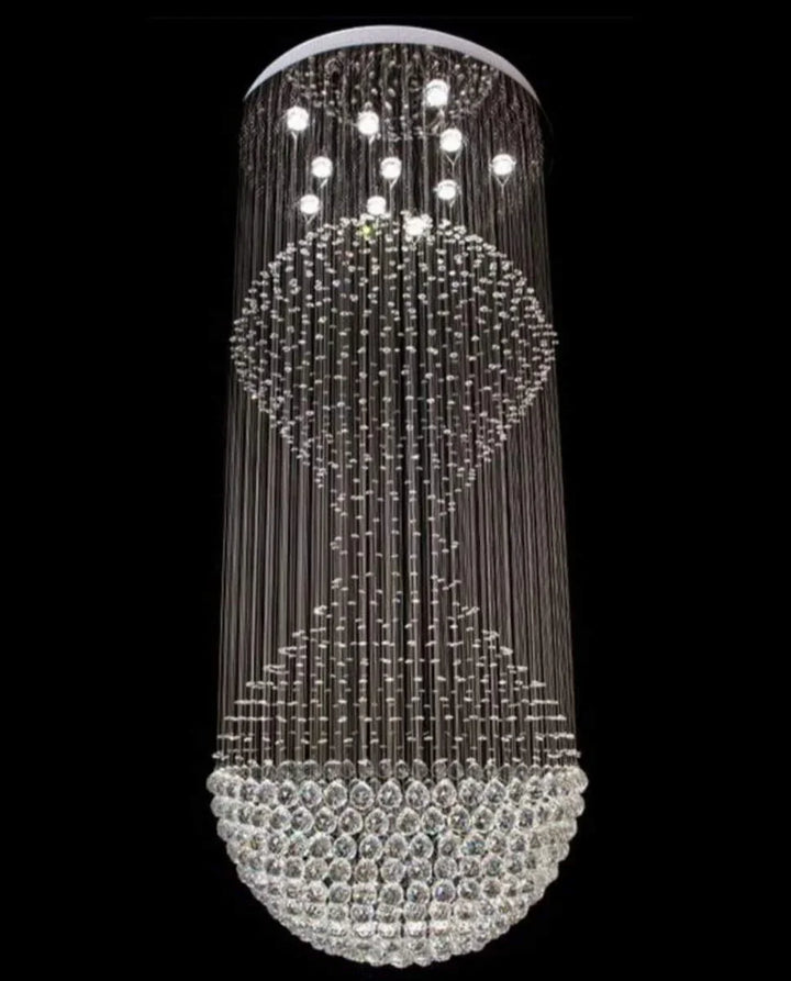 Front view of Sabina pendant ceiling light in a stylish interior